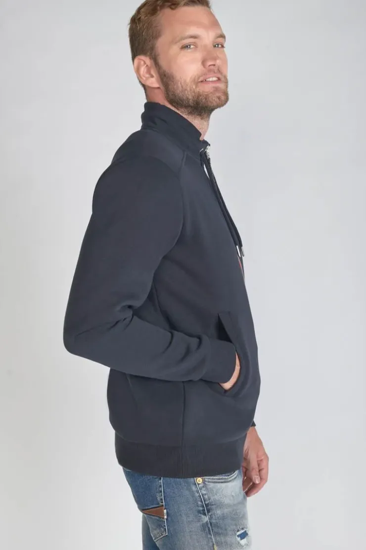 Homme Le Temps des Cerises Pulls & Cardigans-Sweat Goal Bleu Nuit