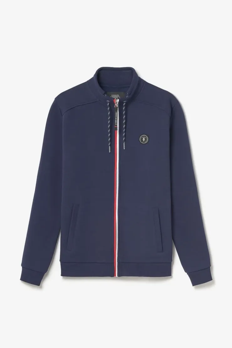 Homme Le Temps des Cerises Pulls & Cardigans-Sweat Goal Bleu Nuit