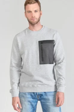 Homme Le Temps des Cerises Sweats-Sweat Stipa Gris Chine