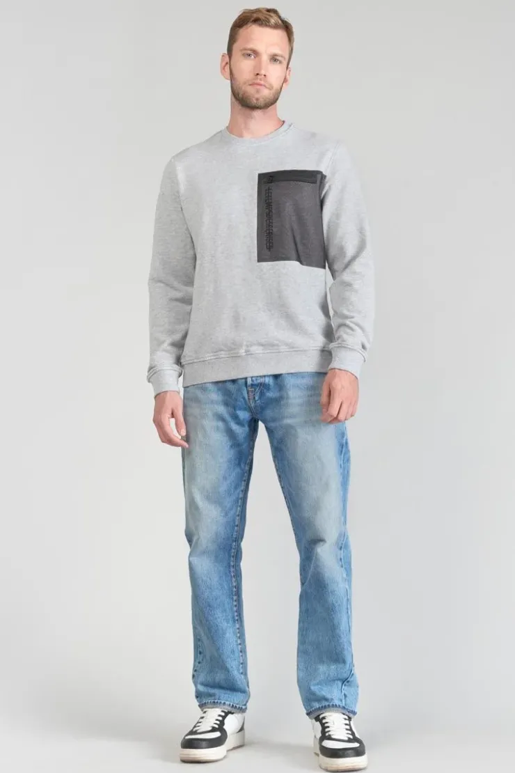 Homme Le Temps des Cerises Sweats-Sweat Stipa Gris Chine