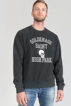 Homme Le Temps des Cerises Sweats-Sweat Tubur Noir Delave