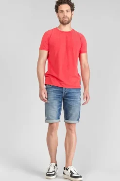 Homme Le Temps des Cerises T-Shirts & Polos-T-Hirt Brown Corail