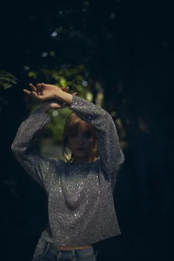 Femme Le Temps des Cerises Tops-Top Able Argente