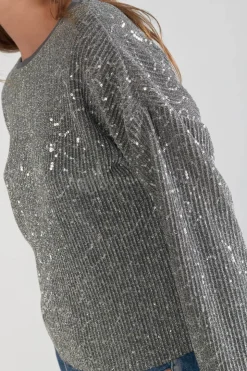 Femme Le Temps des Cerises Tops-Top Able Argente