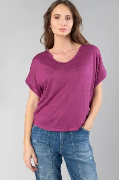 Femme Le Temps des Cerises T-Shirts & Débardeurs-Top Bibou Framboise