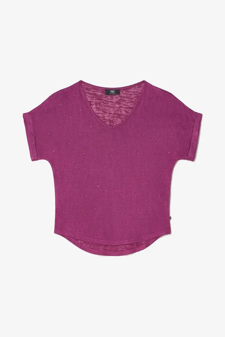 Femme Le Temps des Cerises T-Shirts & Débardeurs-Top Bibou Framboise