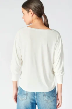 Femme Le Temps des Cerises T-Shirts & Débardeurs-Top Jessie Creme