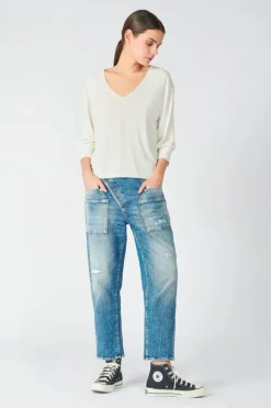 Femme Le Temps des Cerises T-Shirts & Débardeurs-Top Jessie Creme