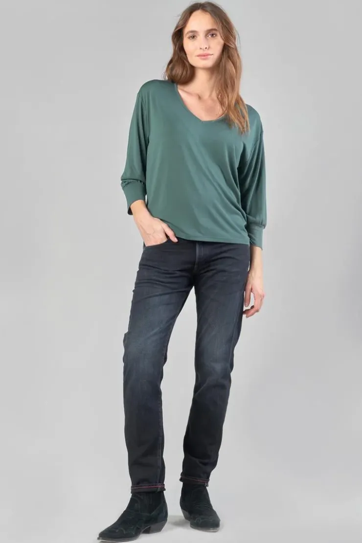 Femme Le Temps des Cerises T-Shirts & Débardeurs-Top Jessie Vert Bouteille