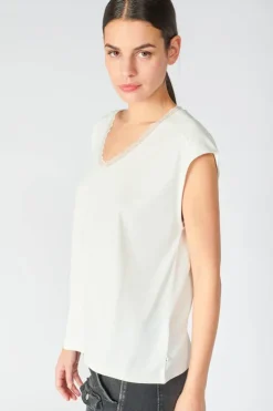 Femme Le Temps des Cerises T-Shirts & Débardeurs-Top Nate Blanc