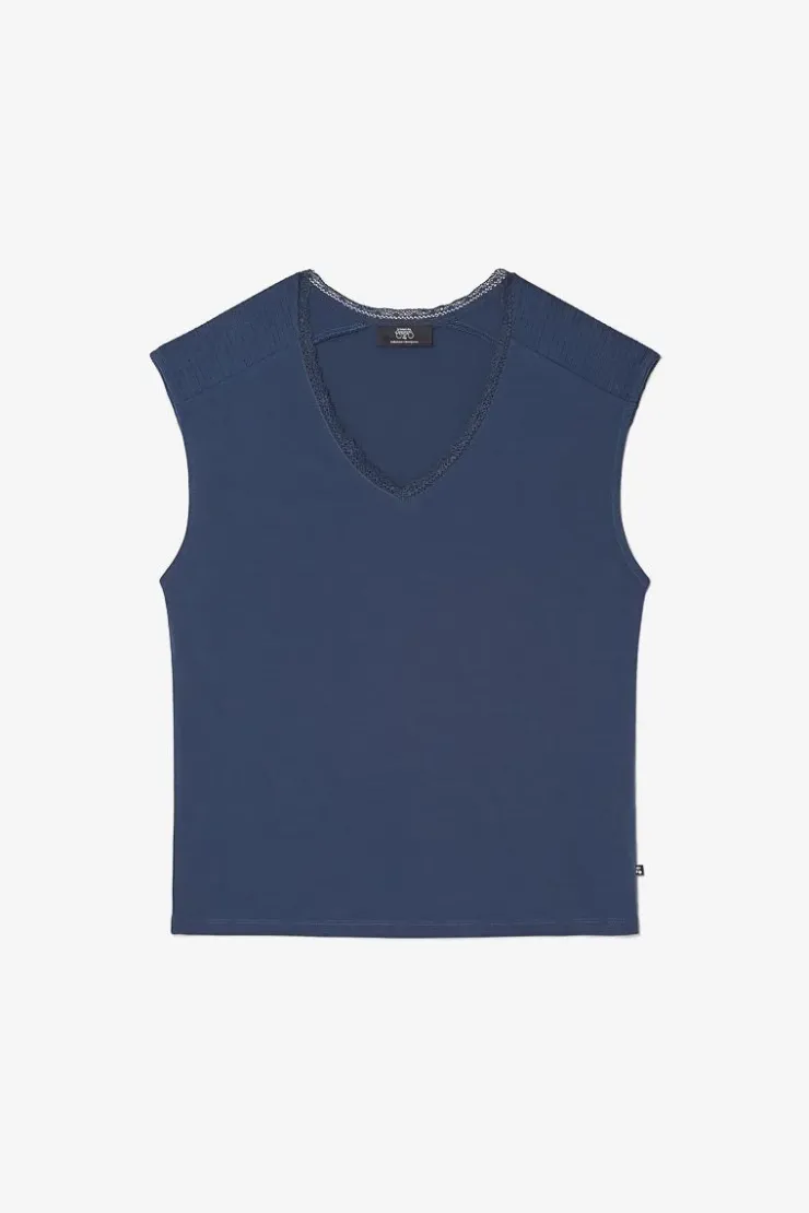 Femme Le Temps des Cerises T-Shirts & Débardeurs-Top Nate Bleu Nuit