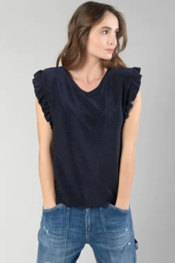 Femme Le Temps des Cerises Tops-Top Nea Bleu Nuit Irise