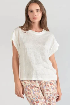 Femme Le Temps des Cerises T-Shirts & Débardeurs-Top Overs Creme