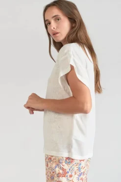 Femme Le Temps des Cerises T-Shirts & Débardeurs-Top Overs Creme