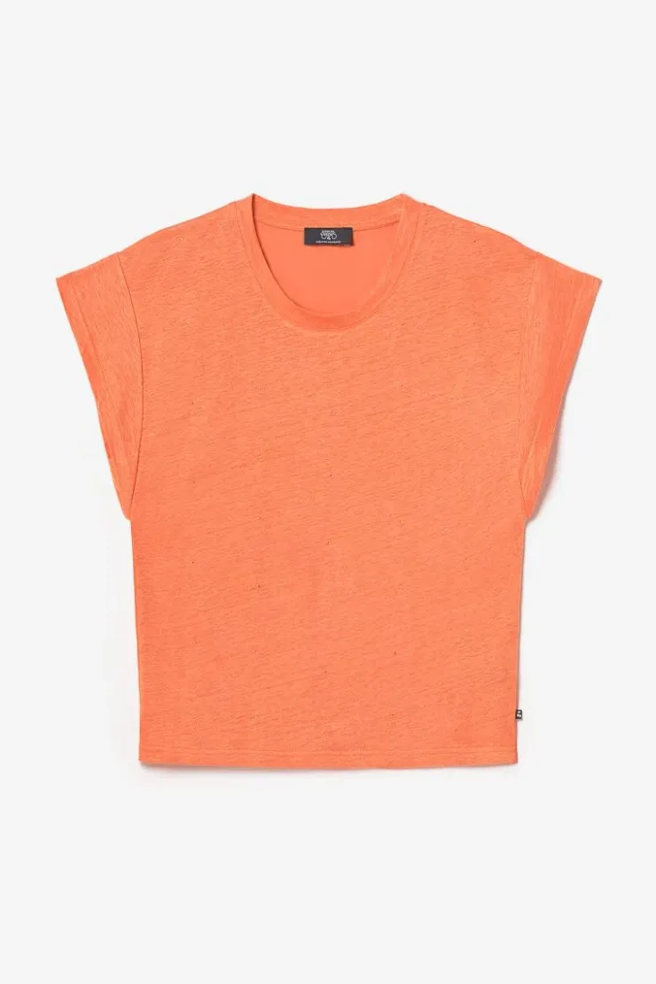 Femme Le Temps des Cerises T-Shirts & Débardeurs-Top Overs Orange Corail