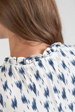 Femme Le Temps des Cerises Tops-Top Rosita Tie And Dye Bleu