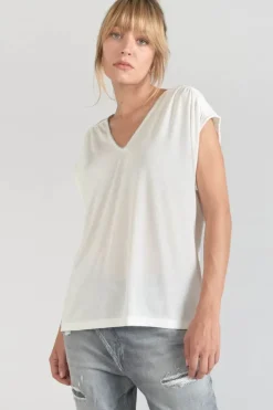 Femme Le Temps des Cerises T-Shirts & Débardeurs-Top Sidy Blanc