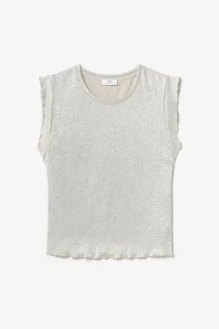 Femme Le Temps des Cerises T-Shirts & Débardeurs-Top Tamajon Argente