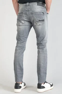Homme Le Temps des Cerises Coupe Adjusted-Triolet 700/11 Adjusted Jeans Destroy Gris N°2