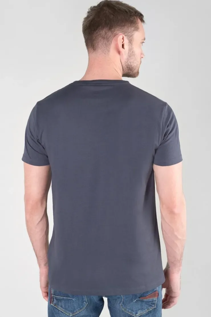 Homme Le Temps des Cerises T-Shirts & Polos-T-Shirt Backi Bleu Nuit Imprime