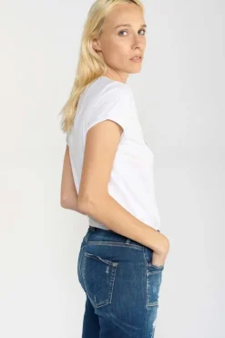 Femme Le Temps des Cerises T-Shirts & Débardeurs-T-Shirt Basitrame Blanc