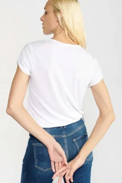 Femme Le Temps des Cerises T-Shirts & Débardeurs-T-Shirt Basitrame Blanc