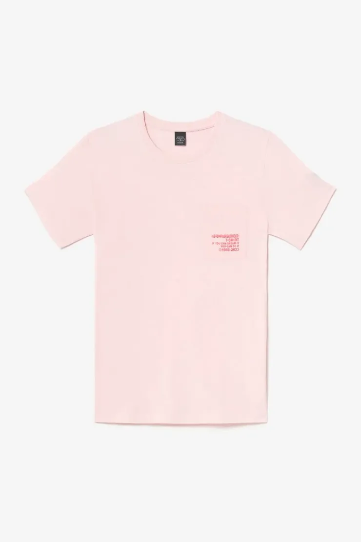 Homme Le Temps des Cerises T-Shirts & Polos-T-Shirt Brezol Rose Clair