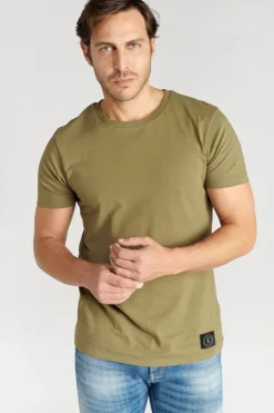 Homme Le Temps des Cerises T-Shirts & Polos-T-Shirt Brown Kaki