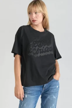Femme Le Temps des Cerises T-Shirts & Débardeurs-T-Shirt Cassio Noir