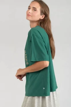 Femme Le Temps des Cerises T-Shirts & Débardeurs-T-Shirt Cassio Vert Sapin