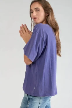 Femme Le Temps des Cerises T-Shirts & Débardeurs-T-Shirt Cassio Violet