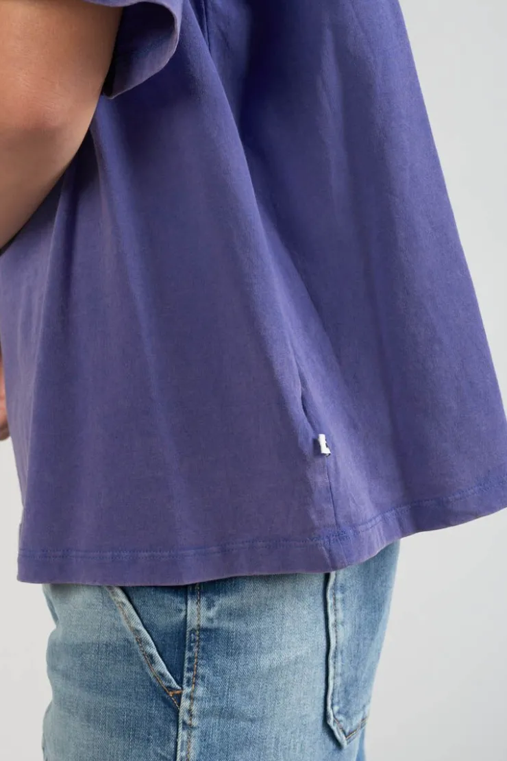 Femme Le Temps des Cerises T-Shirts & Débardeurs-T-Shirt Cassio Violet