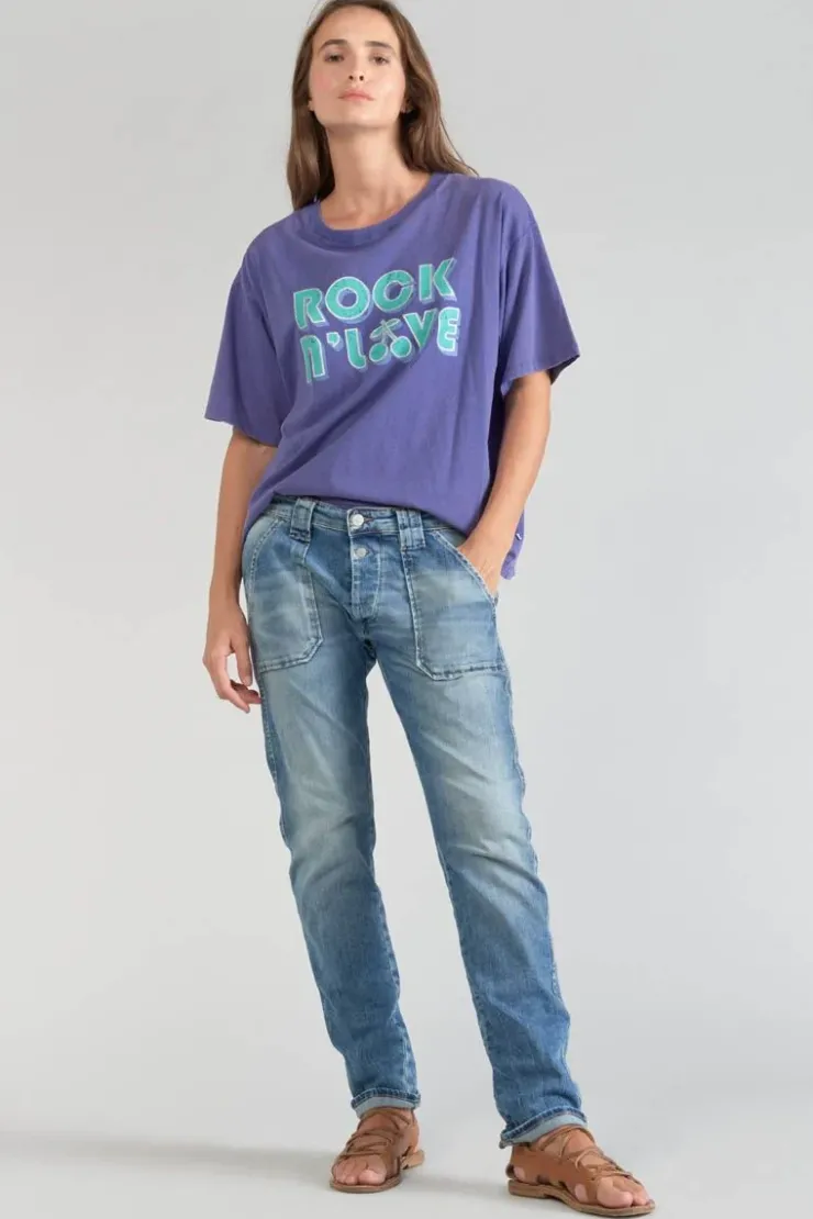 Femme Le Temps des Cerises T-Shirts & Débardeurs-T-Shirt Cassio Violet