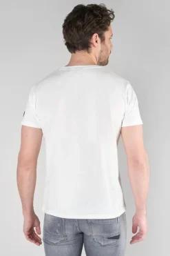 Homme Le Temps des Cerises T-Shirts & Polos-T-Shirt Cram Blanc Imprime