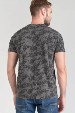 Homme Le Temps des Cerises T-Shirts & Polos-T-Shirt Facto Gris Et Noir