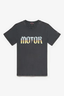 Homme Le Temps des Cerises T-Shirts & Polos-T-Shirt Gabrent Gris Delave Imprime