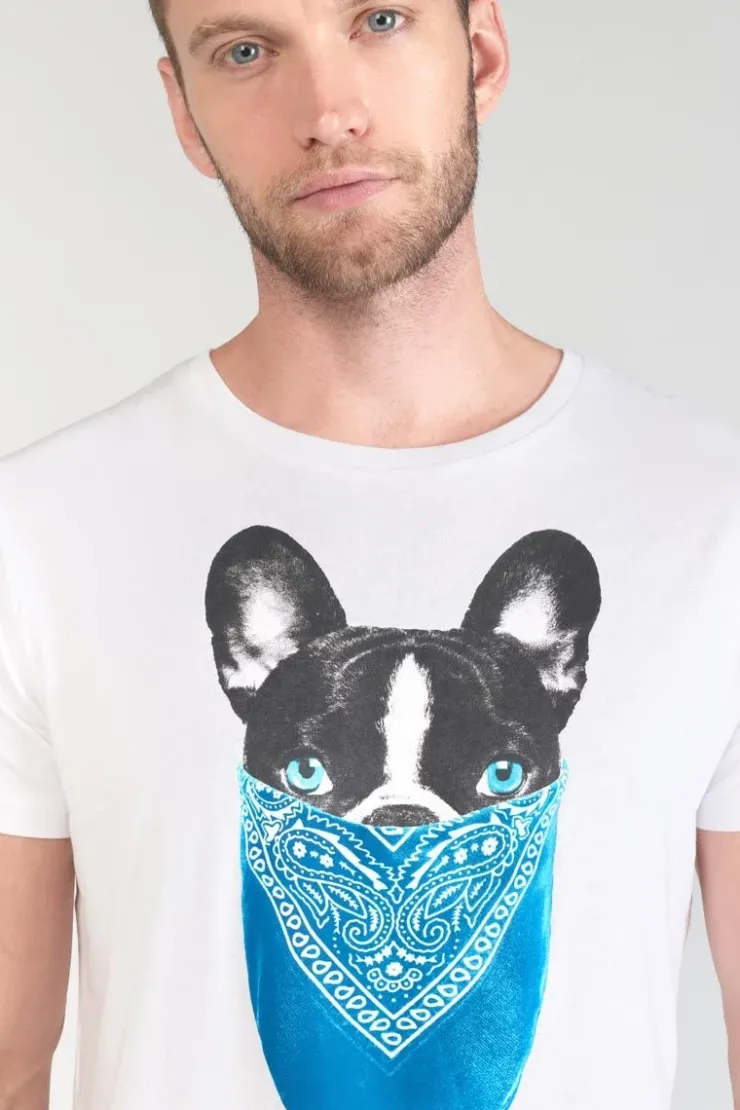 Homme Le Temps des Cerises T-Shirts & Polos-T-Shirt Gan Blanc Imprime