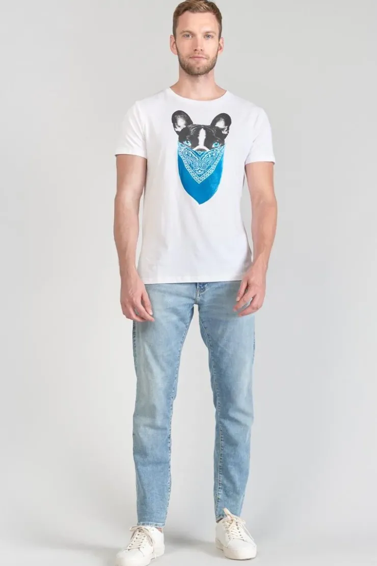 Homme Le Temps des Cerises T-Shirts & Polos-T-Shirt Gan Blanc Imprime