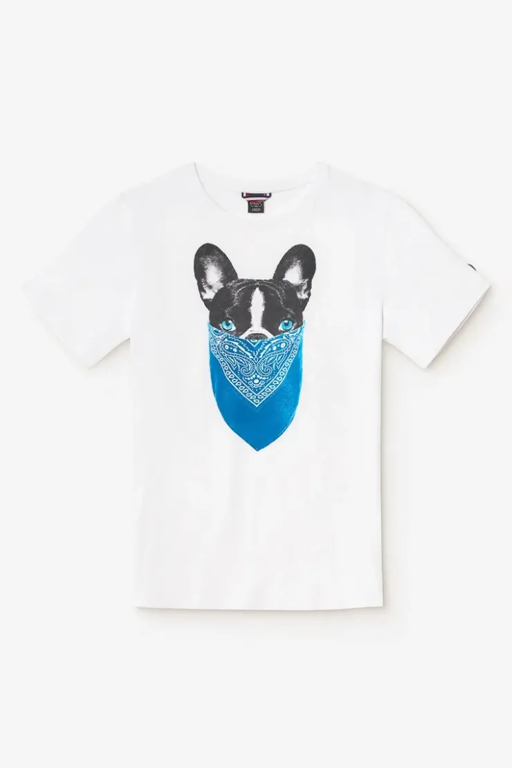 Homme Le Temps des Cerises T-Shirts & Polos-T-Shirt Gan Blanc Imprime