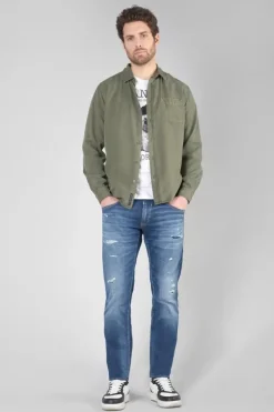 Homme Le Temps des Cerises T-Shirts & Polos-T-Shirt Gaspa Blanc Imprime