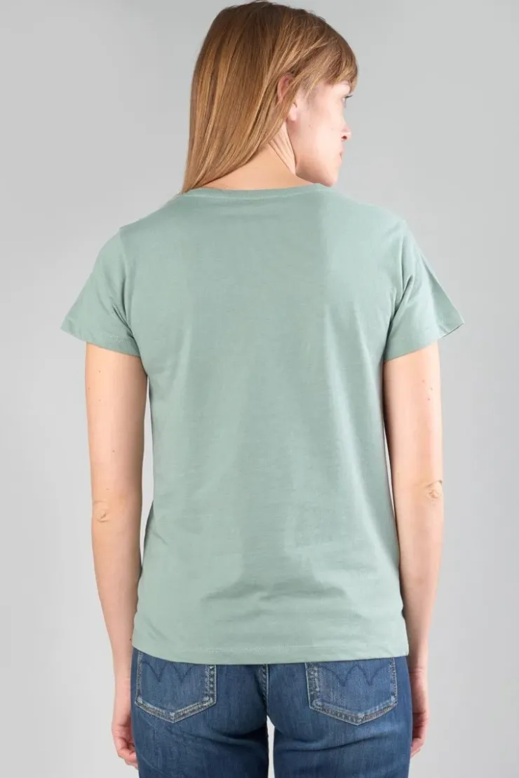 Femme Le Temps des Cerises T-Shirts & Débardeurs-T-Shirt Gracy Vert Imprime