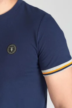 Homme Le Temps des Cerises T-Shirts & Polos-T-Shirt Grale Bleu Marine