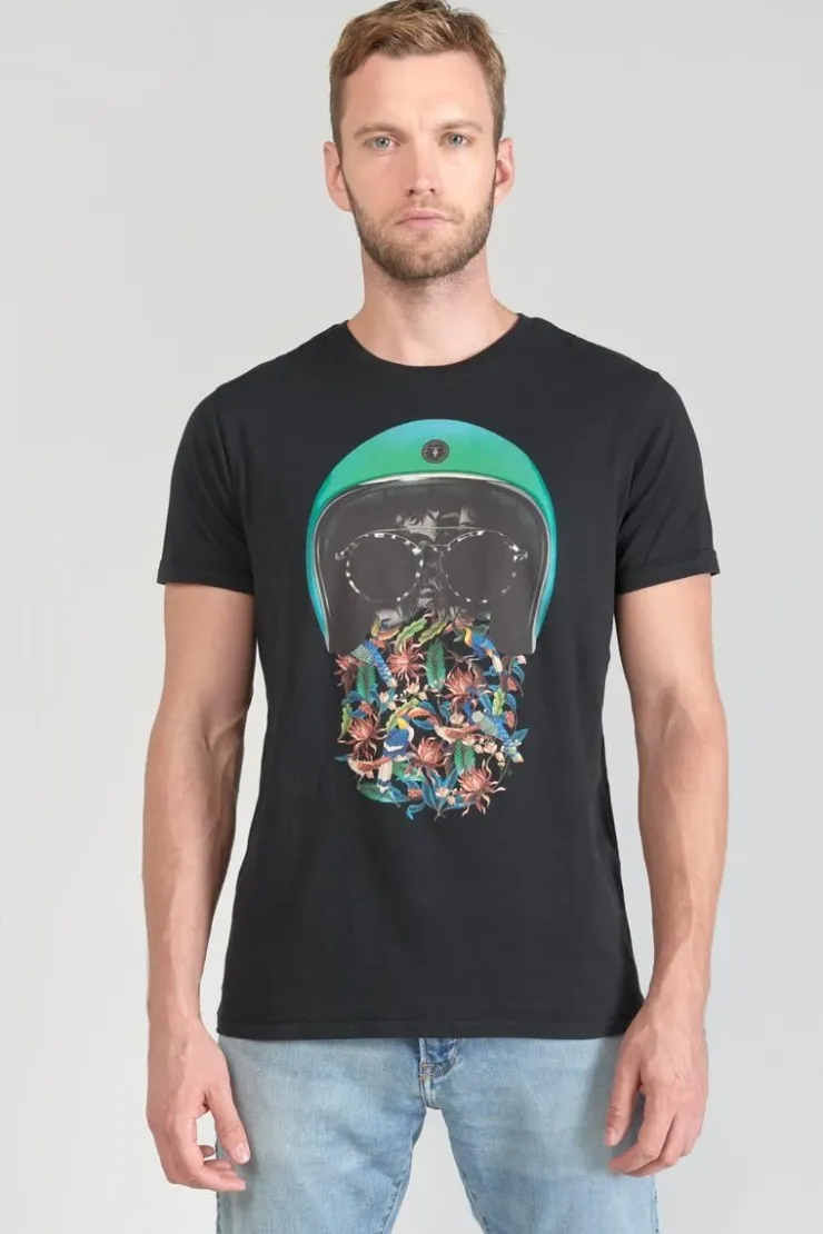 Homme Le Temps des Cerises T-Shirts & Polos-T-Shirt Gregor Noir Imprime