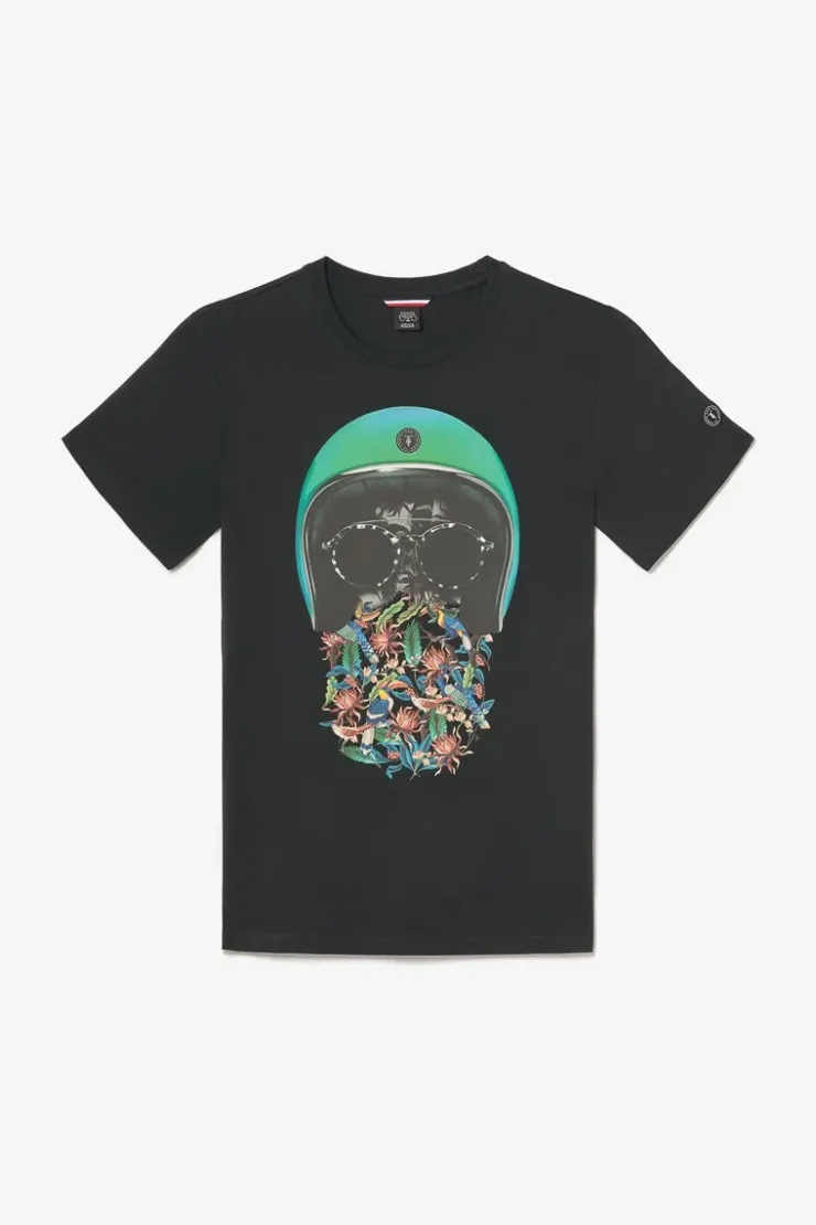 Homme Le Temps des Cerises T-Shirts & Polos-T-Shirt Gregor Noir Imprime