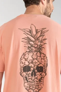 Homme Le Temps des Cerises T-Shirts & Polos-T-Shirt Holo Corail Imprime