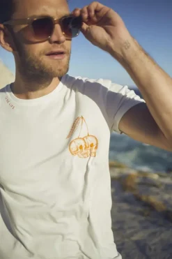 Homme Le Temps des Cerises T-Shirts & Polos-T-Shirt Ian Blanc Imprime