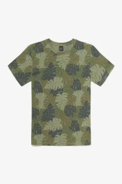 Homme Le Temps des Cerises T-Shirts & Polos-T-Shirt Jung A Motif Jungle Kaki