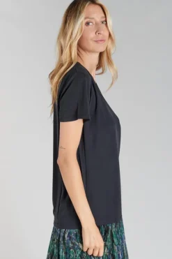 Femme Le Temps des Cerises T-Shirts & Débardeurs-T-Shirt Lola Noir