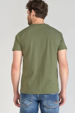 Homme Le Temps des Cerises T-Shirts & Polos-T-Shirt Machida Kaki Imprime