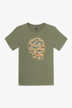 Homme Le Temps des Cerises T-Shirts & Polos-T-Shirt Machida Kaki Imprime